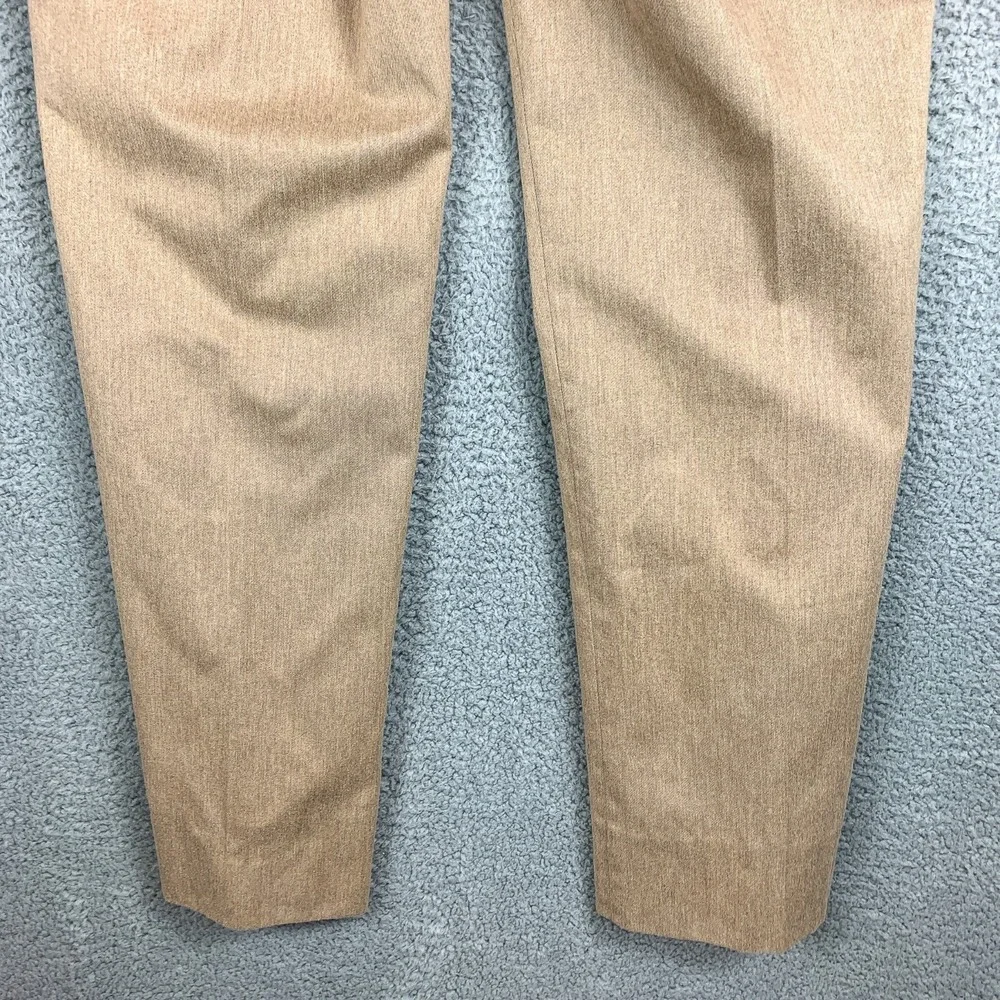 Lands End Pants Mens 34 Tan Traditional‎ Fit Straight Chino Business Casual Work